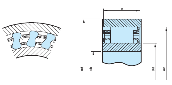 O Sprag da embreagem da motocicleta desce em roda livre os rolamentos BW13255 da embreagem da maneira da embreagem uma 1