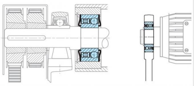 Embraiagem de sobrecorrência de tipo "one way sprag" 20x47x14mm SEALED CSK20PP Gcr15 para máquinas de impressão 3
